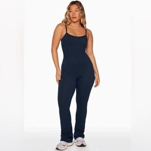 SET Active Sportbody Flare Jumpsuit - Navy Blue